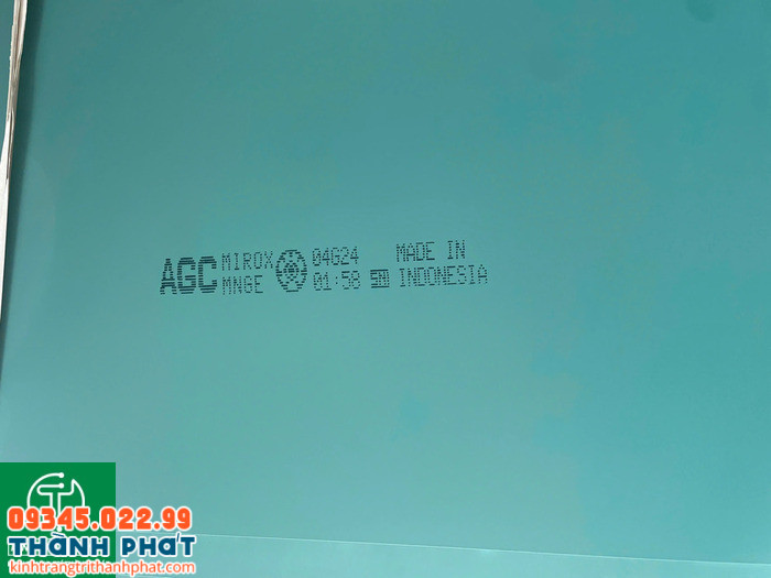 Mặt sau của gương bỉ chính hãng