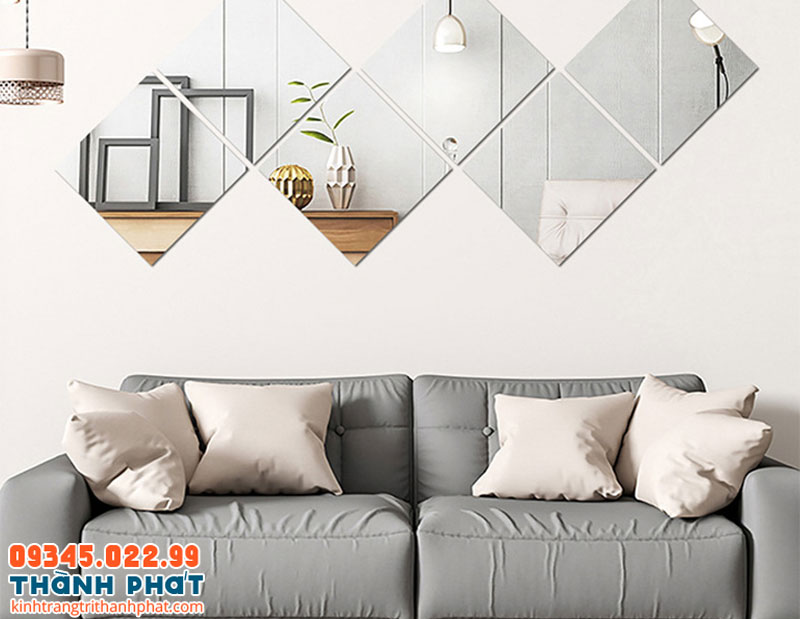 Mẫu gương trang trí tối giản