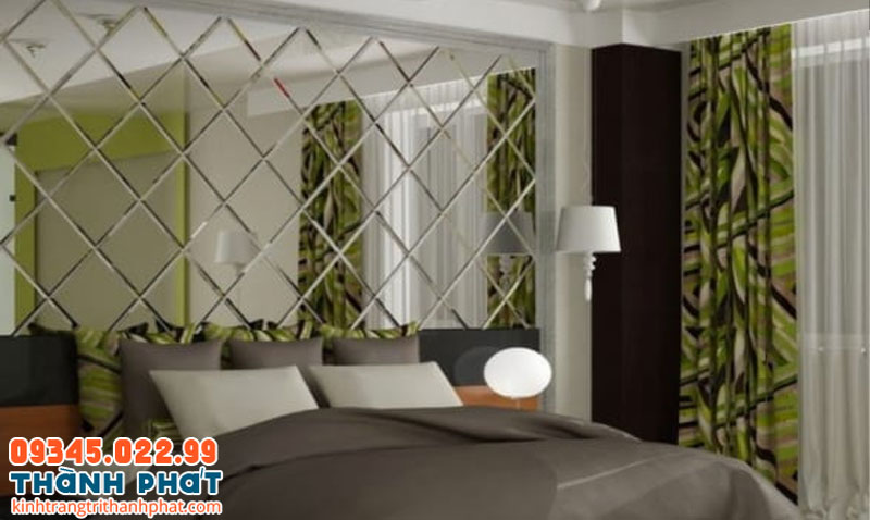 Gương ghép ô nghệ thuật