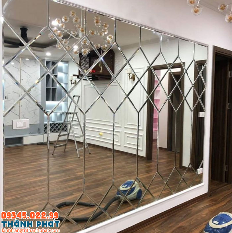 Gương dán tường hình chữ nhật