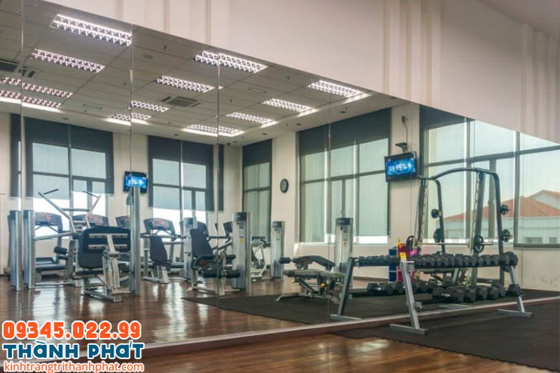 Mẫu gương dán tường đẹp.