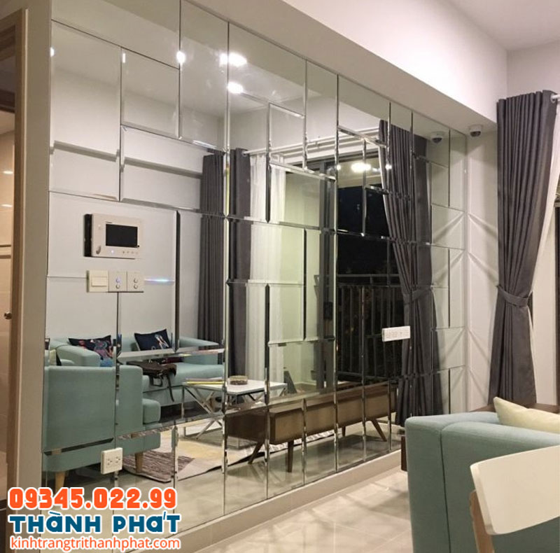 Gương ghép kết hợp nhiều hình dạng