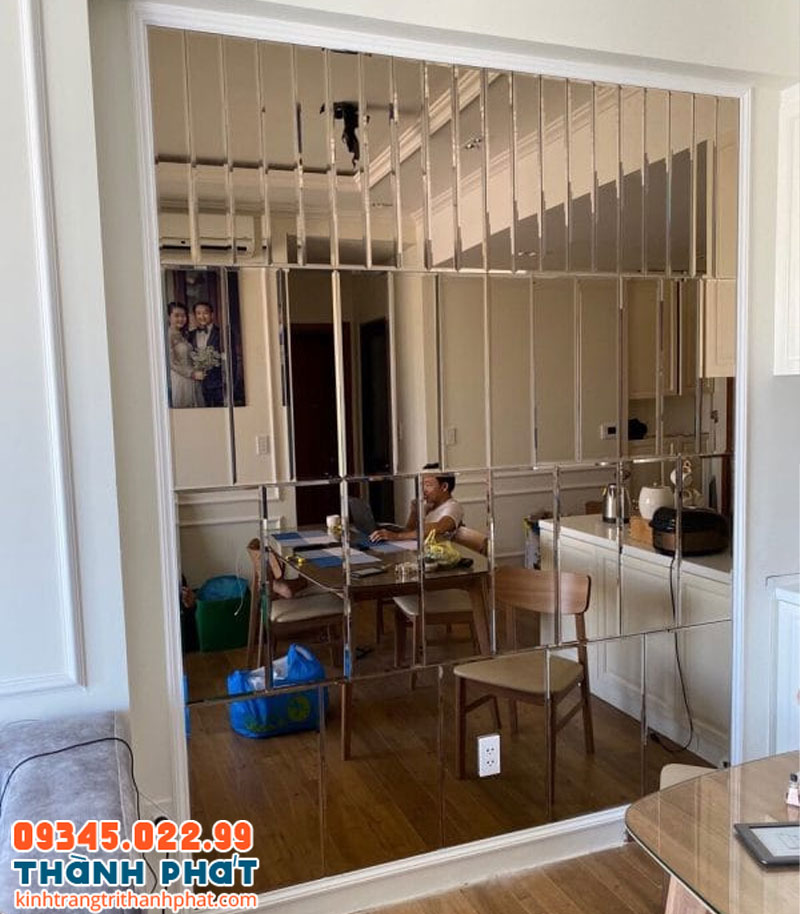Gương chữ nhật phòng ăn