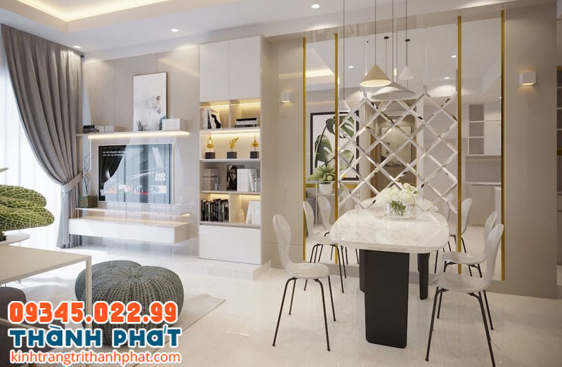 Gương trang trí phòng khách