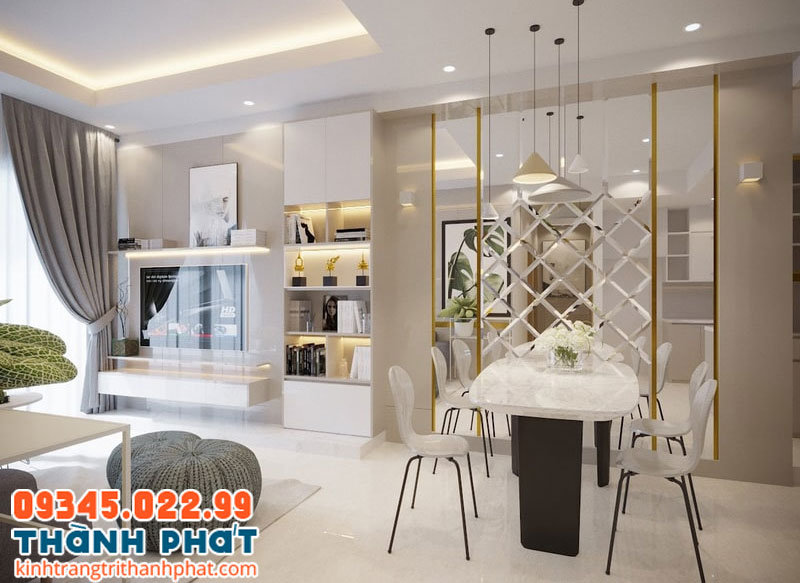 Kính ốp tường trang trí